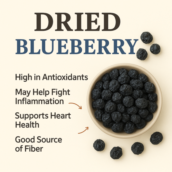 Dried blueberries